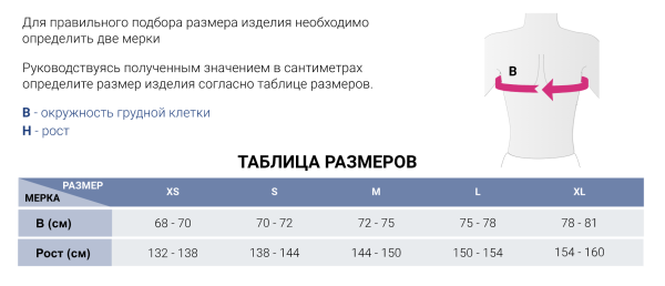 Корректор осанки функциональный Medi Posture plus young